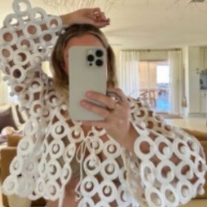 Cult Gaia Arden Crochet Jacket